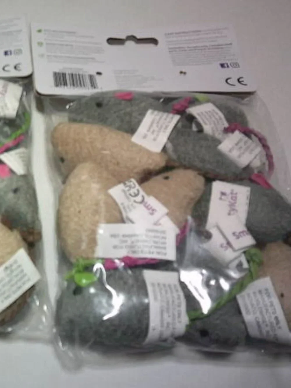 2 PACKS 10 EACH SMARTY KAT SKITTER CRITTERS CAT KITTEN MICE INTERACTIVE TOYS 🐱